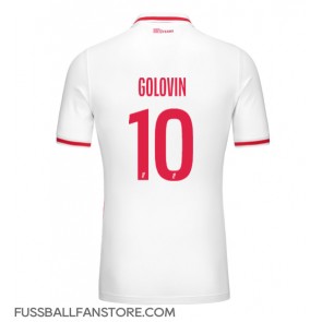 AS Monaco Aleksandr Golovin #10 Replik Heimtrikot 2024-25 Kurzarm